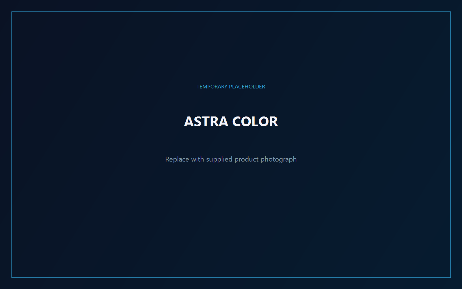 Placeholder photograph for ASTRA COLOR multi-camera color matching