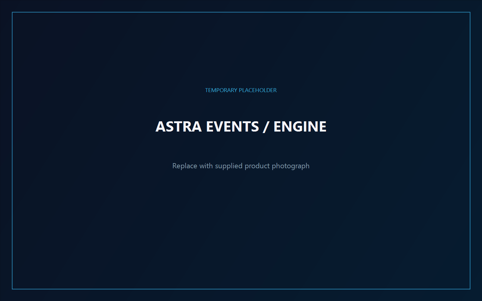Placeholder photograph for ASTRA EVENTS / ENGINE sports timing and results
